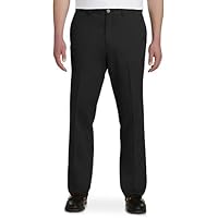 Harbor Bay By DXL Men's Big And Tall Continuous Comfort Pants Black X 18646392
