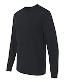 FOL Mens Lofteez HD Long-Sleeve T-Shirt HD6LR -BLACK L