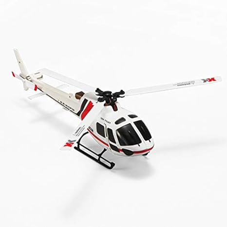 xk k123 6ch brushless as350 scale rc helicopter rtf mode 2