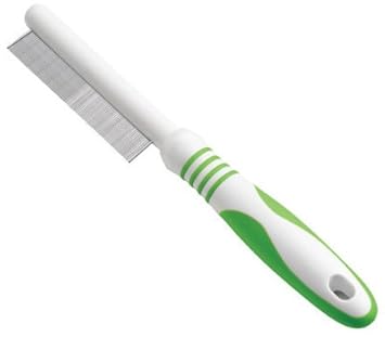 THE DDS STORE Dogs and Cats Tick Flea Comb with Non-Slip Handle