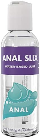 Me You Us, Anal Slix Water-Based Lubricant (100ml), Long-Lasting Non-Sticky Formula for Smooth Anal Play, Body-Safe