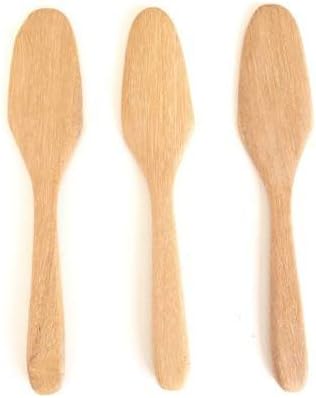 3 Pcs Wooden Bread, Beakery, Butter, Jam Spreader Knives Small Spatula Wood, Products From Thailand