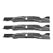 MTD / Cub Cadet / Troy-Bilt 942-04053C Blades 50" Deck Lawn Mowers OEM 3 Pack primary
