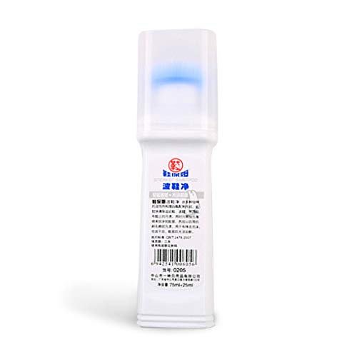 Fineday Dredging Agent, White Shoe Cleaner Sneakers Cleaning Tool Cream Casual Shoes Care 100ml