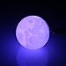 VUUR Moon Light Keychain: Ultimate 3D Printing Technology Lighting Moon Keychain Pendant | Key Ring & Safety Night Light for Kids & Adults| Attached To Purse, Backpack, Car Key | Gifting Idea