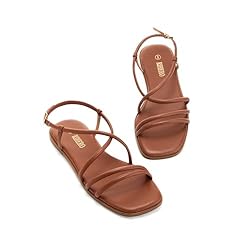 Rihero Strappy Sandals for Women Dressy Flat
