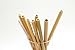 BULUH STRAWS - NATURAL ORGANIC BAMBOO. REUSABLE ECO FRIENDLY AND BPA-FREE. A BIODEGRADABLE SAFE ALTERNATIVE TO PLASTIC, GLASS AND STAINLESS STEEL. 8 STRAWS, CLEANING BRUSH AND CUSTOM BAG