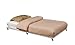 Kings Brand Furniture - Twin Size White Metal Roll Out Trundle Bed Frame for Daybed
