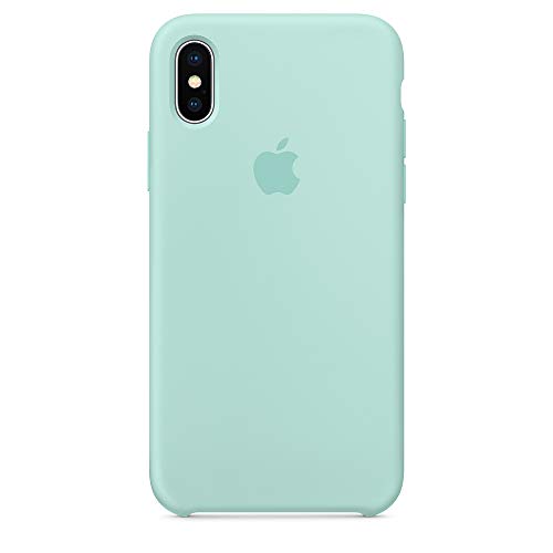 iPhone x Silicone case,Dawsofl Soft Liquid Silicone Case Cover Shell for Apple iPhone x/10 5.8inch 2017 Release Boxed- Retail Packaging (Marine Green)