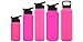 Simple Modern 22 Ounce Summit Water Bottle - Stainless Steel Tumbler Metal Flask +2 Lids - Wide Mouth Double Wall Vacuum Insulated Pink Leakproof -Malibu
