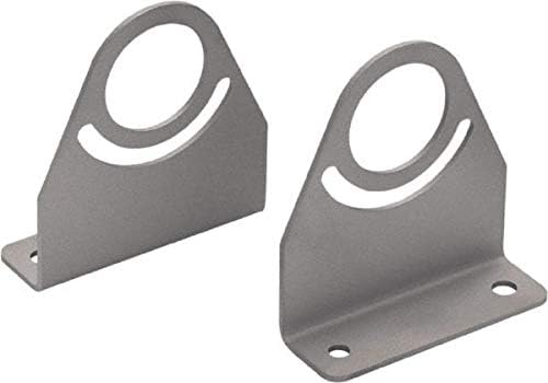 Waldmann Lighting - Task and Machine Lamp Mounting Bracket Set - Silver, for Use with Mach LED Plus 70-2/Case