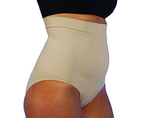 UpSpring Baby Postpartum Underwear - Postpartum Panty for Belly Recovery and Compression - 1x/2x Nude