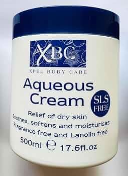 XBC, Xpel Aqueous Body Cream Jar, fragrance free, 500 ml โ image 1