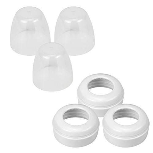 Dr. Brown's 3 Pack Options Standard Bottle Cap and Collar