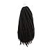 Marley Hair Crochet Braids 18 inch - Afro Kinky Curly Marley Twist Crochet Hair for Faux Locs Synthetic Braiding Hair Extensions (18