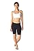 In Touch Womens Combed Cotton Basics 7 Inch Bike Short, Black - Large