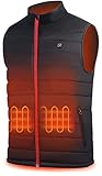 Winna Men's Heated Vest ,Lightweight USB Charging