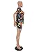 Annystore Short Set Outfit for Women - Casual Sport 2 Piece Short Sleeve Print Top Bodycon Short Pants Set