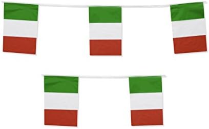 Italy Flag Banner Italian Party Garland by Gabby Fun Corp