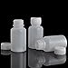 GDGY 50pcs 30ml 1oz PE Plastic Empty Small Mouth Graduated Lab Chemical Container Reagent Bottle (30Ml50 Pcs)