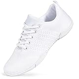 ZVC Cheer Shoes Girls White Cheerleading Shoes for