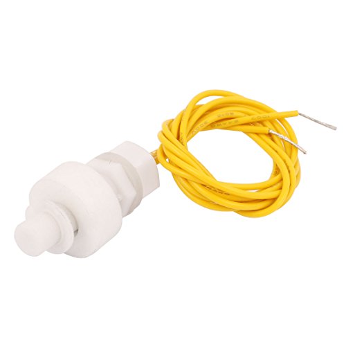 uxcell Liquid Level Sensor DC100V Fish Tank Water Float Switch, PP Plastic, 25mm, M8x1.25mm