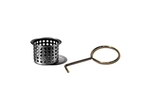 QM Square Shower Drain, Base and Grate made of 100% Stainless Steel Marine 316, Delmar Series Delta Line, Polished Finish, 4 inch, Kit includes Hair Trap/Strainer and Key - Thumbnail 6