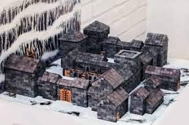 Wise Elk Black Castle Mini Bricks Constructor Set 4300 Pieces Build And Rebuild 560X510X140 mm Code 70156