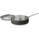 Cuisinart MCU33-30H MultiClad Unlimited Dishwasher-Safe 5-1/2-Quart Saute with Helper Handle & Cover