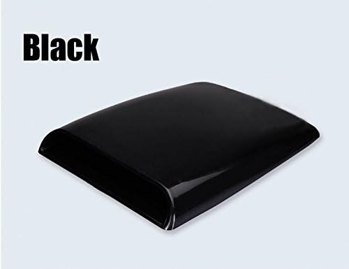 Universal Car Decorative Air Flow Intake Hood Scoop Vent Bonnet Cover Black