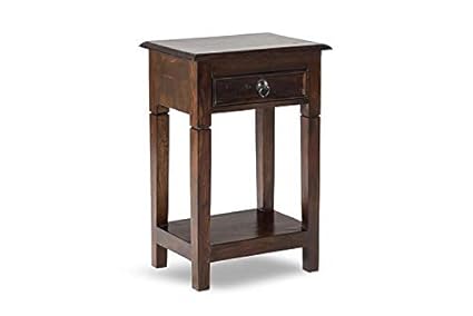 Saraf Furniture Soild Sheesham Wood Jaipur Bedside Table Home And