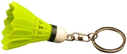 5xToruiwa Key Chain Key Ring Badminton Key Pendant Holder Hanging Ornaments for Car Key Bag Phone Accessories Craft Gift 10.5cm (Green )
