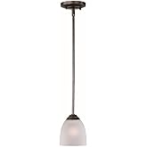 Maxim Stefan-One Light Mini Pendant in Contemporary Style-5 Inches Wide by 6 inches high-Oil Rubbed Bronze Finish