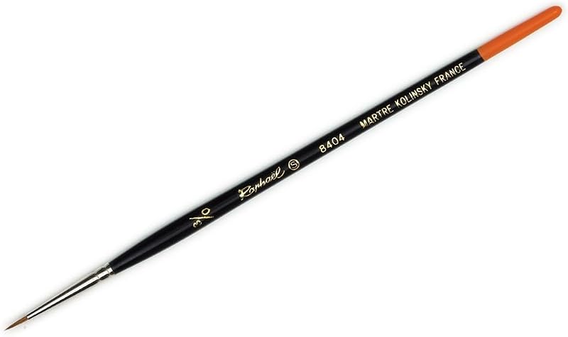 Raphael Kolinsky Sable Brush Series 8404 Size 3/0 - Fine Point Round