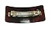 Parcelona French Elite Bar Wide Large Celluloid Acetate Hair Clip Barrette (Tortoise Shell)