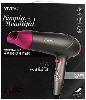 vivitar ionic ceramic tourmaline hair dryer