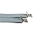 KEYWIN Unisex Solid Color Tuxedo Suspender & Bow Tie Set Elastic Adjustable Strong Clip-on Suspender-Heavy Duty (Light Gray)