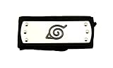 Mtxc Naruto Cosplay Accessories Konoha Head Band Black,One size fits all