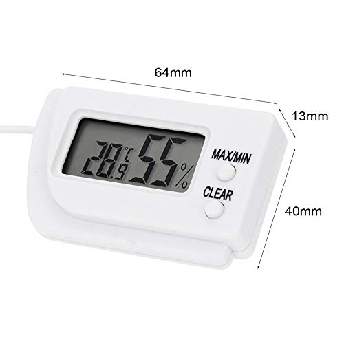 Mini LCD Digital Egg Incubator Thermometer Hygrometer Remote Meter Remote Measurement of Humidity # Temperature Flip Out Stand