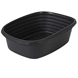 Arm & Hammer Cat Pan/Litter Box, Small, Pearl Grey