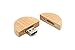 Uactor 10pcs 8GB USB 2.0 Flash Drive Wooden Maple Round Orchard Design High Speed Storage Memory U-Disk