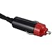 Warmstor Car Cigarette Lighter Splitter Adapter 2 Socket, 1 to 2 DC 12V 24V Cigarette Lighter Power Charger Port 2-Way Splitter, 8 inch SPT-2 16AWG Extension Cord Cable Wire with 15A Fuses