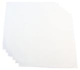 The Organic Handkerchiefs Company 7 pack Large White Thin Organic Cotton Hankies