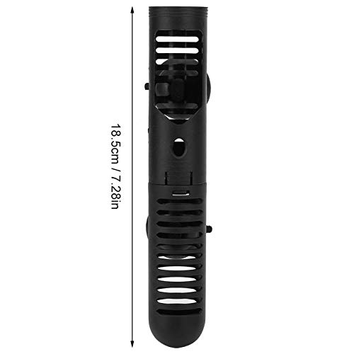 T&F 18.5cm Fish Tank Heater Guard Protector Detachable Fish Tank Heating Rod Sleeve Plastic Aquarium Heater Protective Cover Guard with Suction Cups