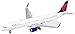 GeminiJets Delta Air Lines A321 N302DN 1:400 Scale Die Cast Airplane Model