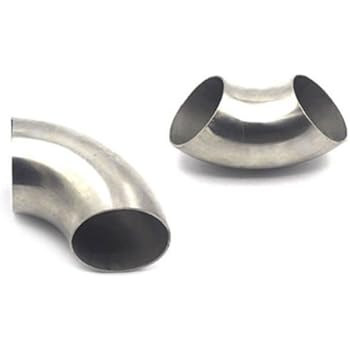Pipe 4" Stainless Steel 90 Degree Exhaust Elbow - Tight Radius Mandrel Bend For Performance 4 In Exhaust
