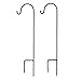 LumaBase Metal Shepherd's Hook, Black, 30