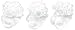 Jefferies Socks Baby Girls' Frilly Lace 3 Pair Pack Socks, White, Newborn