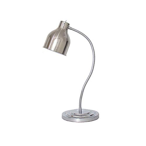 ZXT Food Warming lamp Single/Double Bulbs Buffet Display Heating Preservation Light,Commercial Portable W250 Heat Lamp (Color : Silver, Size : Single Head) - Thumbnail 5