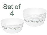 Corelle Livingware 28-Ounce Super Soup/Cereal Bowl, Country Cottage (4)